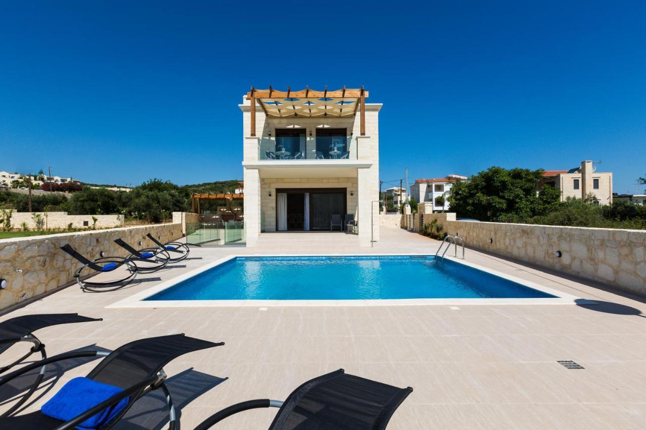 Eudora Luxury Stone Villa Almirida Exterior foto